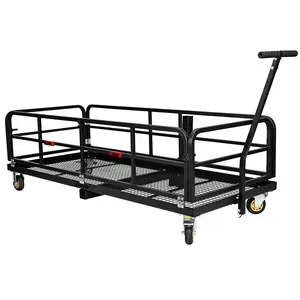 [GARVEE] Heavy Duty Collapsible Hitch Mount Cargo Carrier, 500 lbs capacity steel luggage rack fits 2-inch receiver. Rust-resistant structure with easy assembly, compatible with SUV, pickup truck, trailer and RV for camping, road trips and