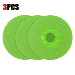 3PCS 4.5"(115MM) 22.23mm Ultra-Thin Diamond Cutting Disc - Heat-Resistant Blade for Porcelain, Glass, Ceramic Tile - Angle Grinder Tool for Precision Grinding