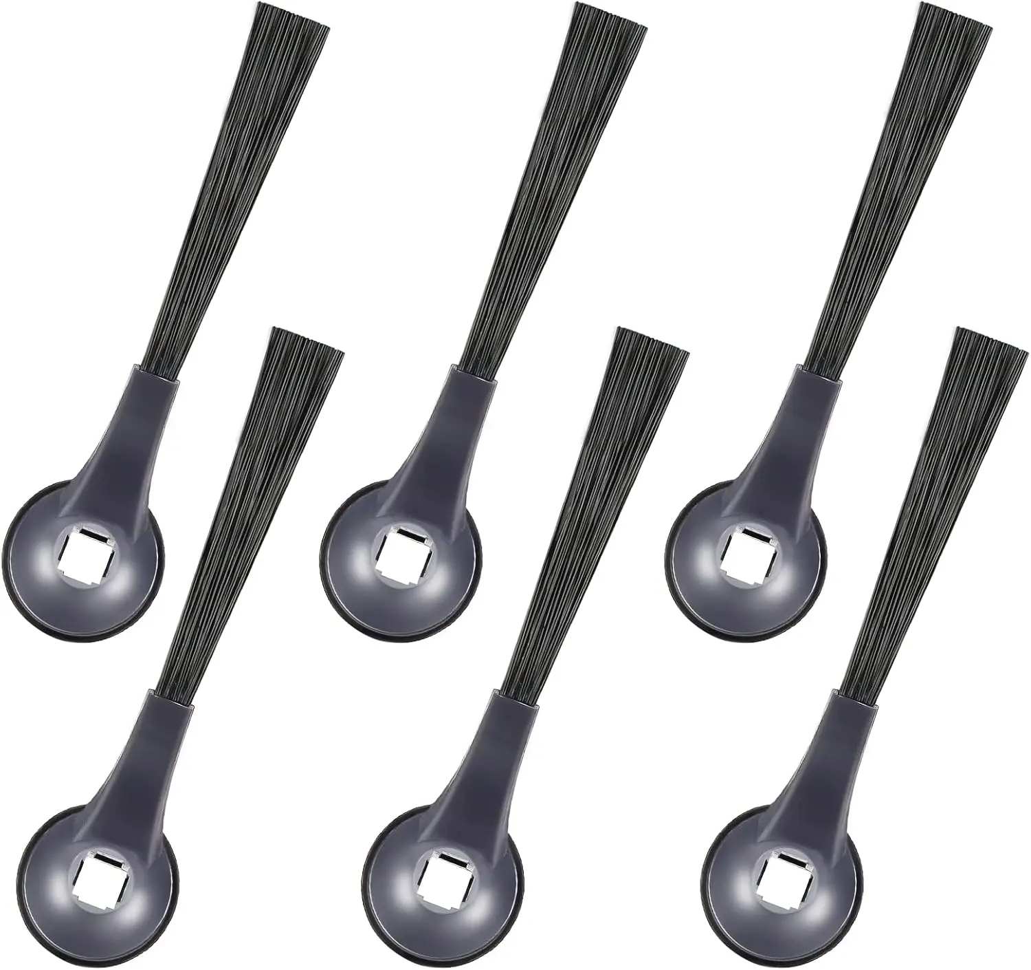 102KY1000 Shark Side Brushes Replacement (6 Pack) Compatible for Shark IQ Robot R101AE (RV1001AE), RV1100, RV1101, RV2011DRUS, RV912S, R100, UR1105ARUS Vacuums