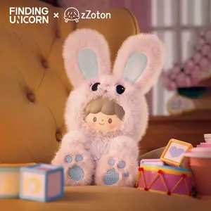 [FINDING UNICORN] zZoton Happy Childhood Series PVC Plush Blind Box Cute Figures Desktop Ornament Collectible Toys Birthday Gifts Blindbags Random Surprise Set HXDMB5Q5W8