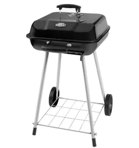 Expert Grill 17.5 Inch Charcoal Grill with Wheels and Adjustable Dampers