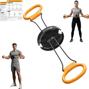 Portable Resistance Trainer, Durable Pull Rope Muscle Building Exercise Equipment, Suitable for Men and Women, Indoor and Outdoor Use