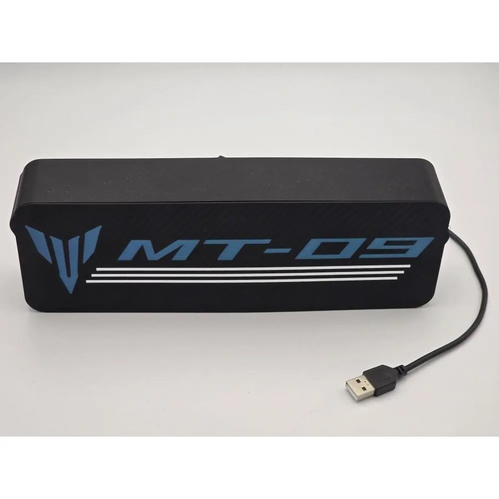 Custom 3D Printed Multi-Colored LED Lightbox Sign with Remote and USB A Plug for Customizable Display Color