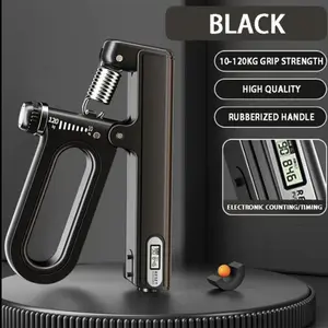 Adjustable Hand Gripper Strengthener, 10–120 lb forearm strengthener/hand exerciser for strength training, muscle building, injury recovery, and grip enhancement; finger grip strengthener; Big Mama Grip hand grip exerciser; body workout; adjustable chest