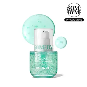PDRN Spirulina Soothing Repair Serum 1.69oz - Korean Skincare - Vegan Face Serum to Calm Redness, Firm & Hydrate with Peptides