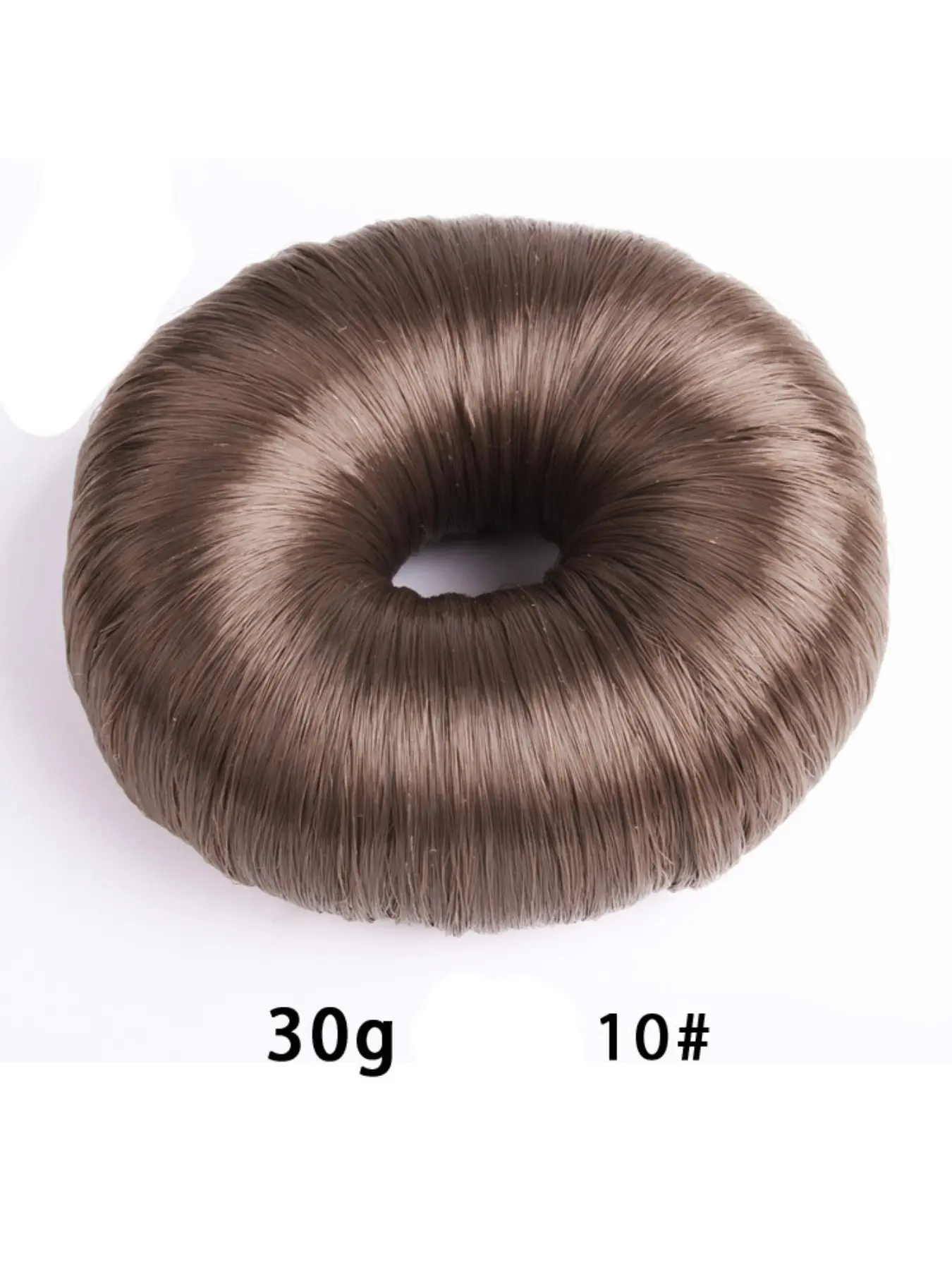 30g Korean Fashion Donut Elastic Hair Accessory, Cute Flower Bud Bun Holder, Synthetic Fiber Scrunchie, Scrunchies, Fashionable Hair Accessories, Geometric Pattern, All Seasons