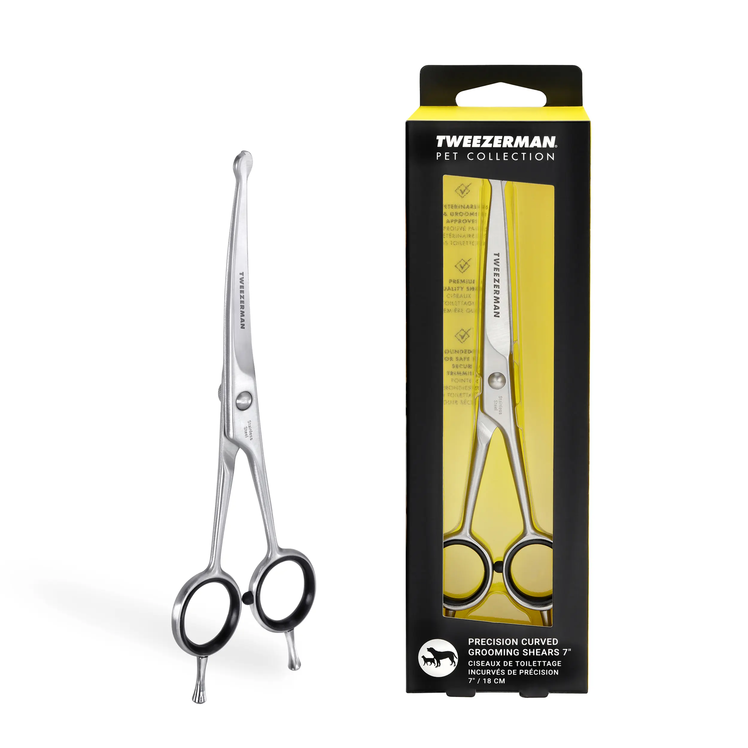 Tweezerman Curved Grooming Shears 7" Tweezerman Curved Grooming Shears 7"