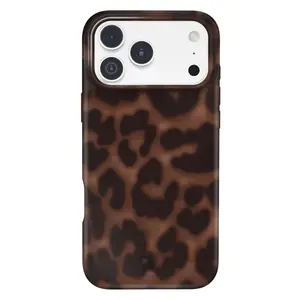[MagSafe Available]JIACC It Girl Leopard Print Phone Case for iPhone 17 ProMax Plus Air 16 15 14 13 12 11, Aesthetic Protective Cover Tough Phone Case Unique gift options