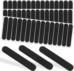 Hat Size Reducer Tape, 45PCS Self-Adhesive EVA Foam Strips, Shock-Absorbent Black Sweatband for Hats & Caps, Self Adhesive Strip