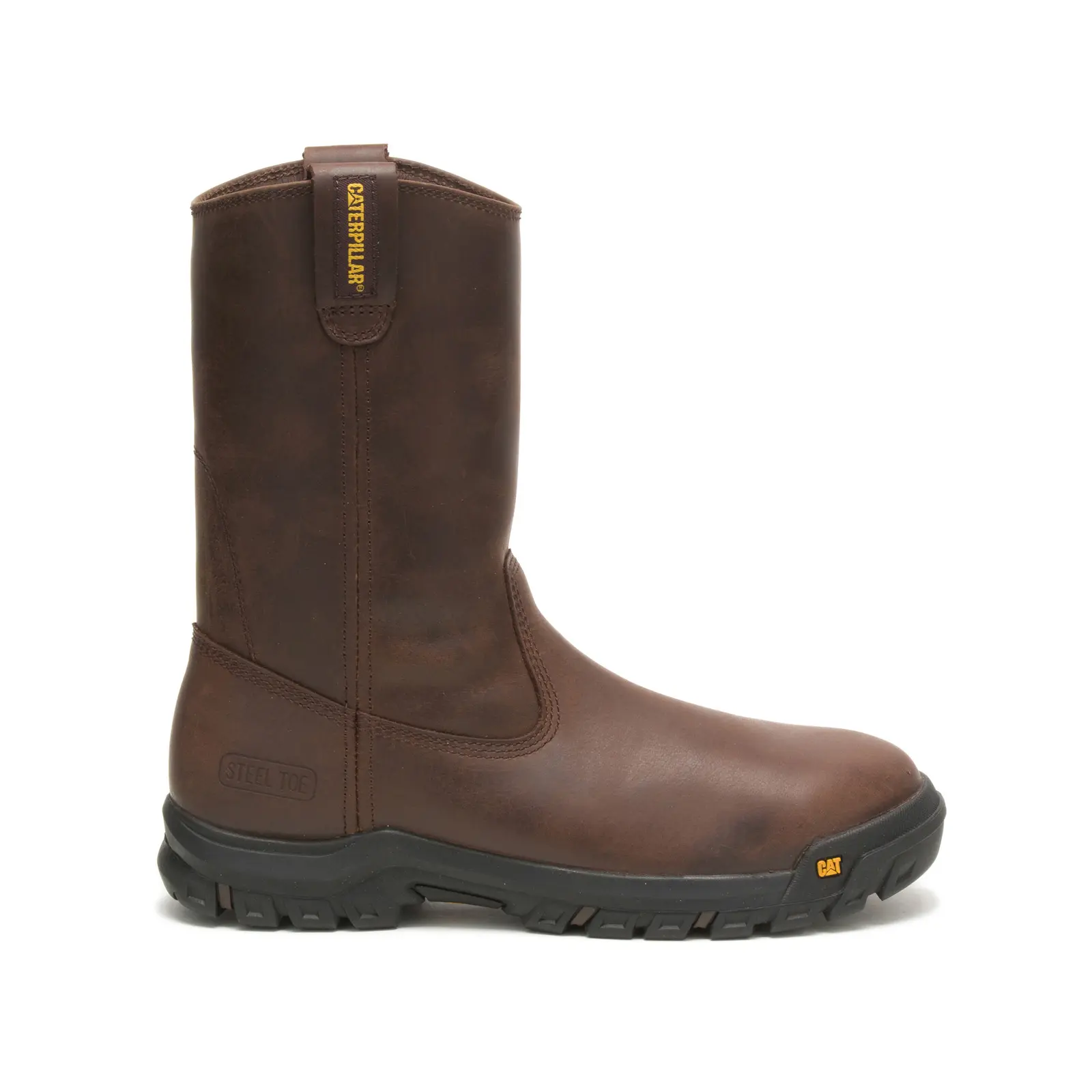 Caterpillar Drawbar ST P91155 Mens Brown Leather Pull On Work & Safety Boots
