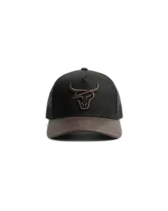 HONKER BULL BLACK/BROWN LEATHER MESH
