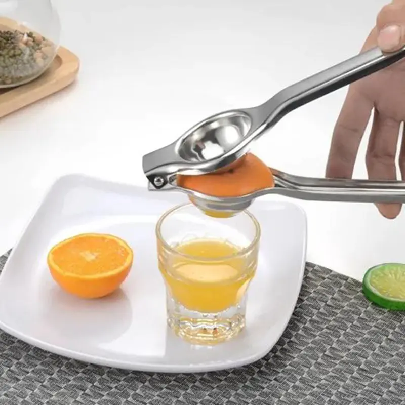 Lemon Squeezer, Large Heavy Duty Handhelp Juicer for Lemon, Stainless Steel Hand Press Citrus Juicer, Lime Squeezer Bar Tool, Manual Citrus Press Fruit Kitchen