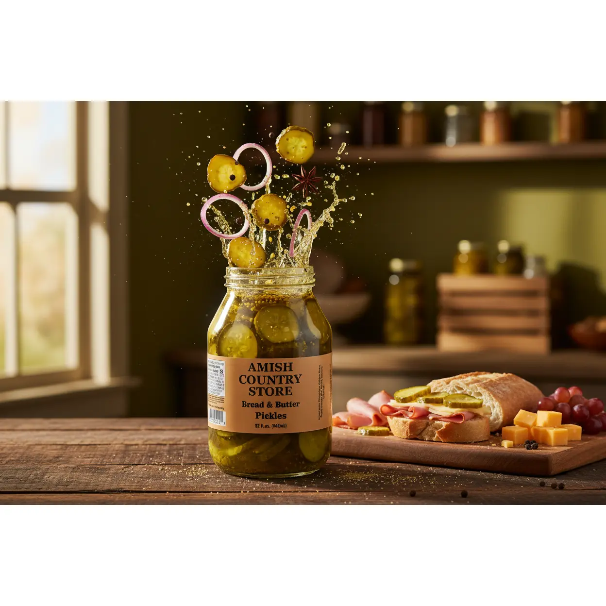Bread & Butter Pickles | Sweet & Tangy Old-Fashioned Pickle Chips | 15 oz & 32 oz