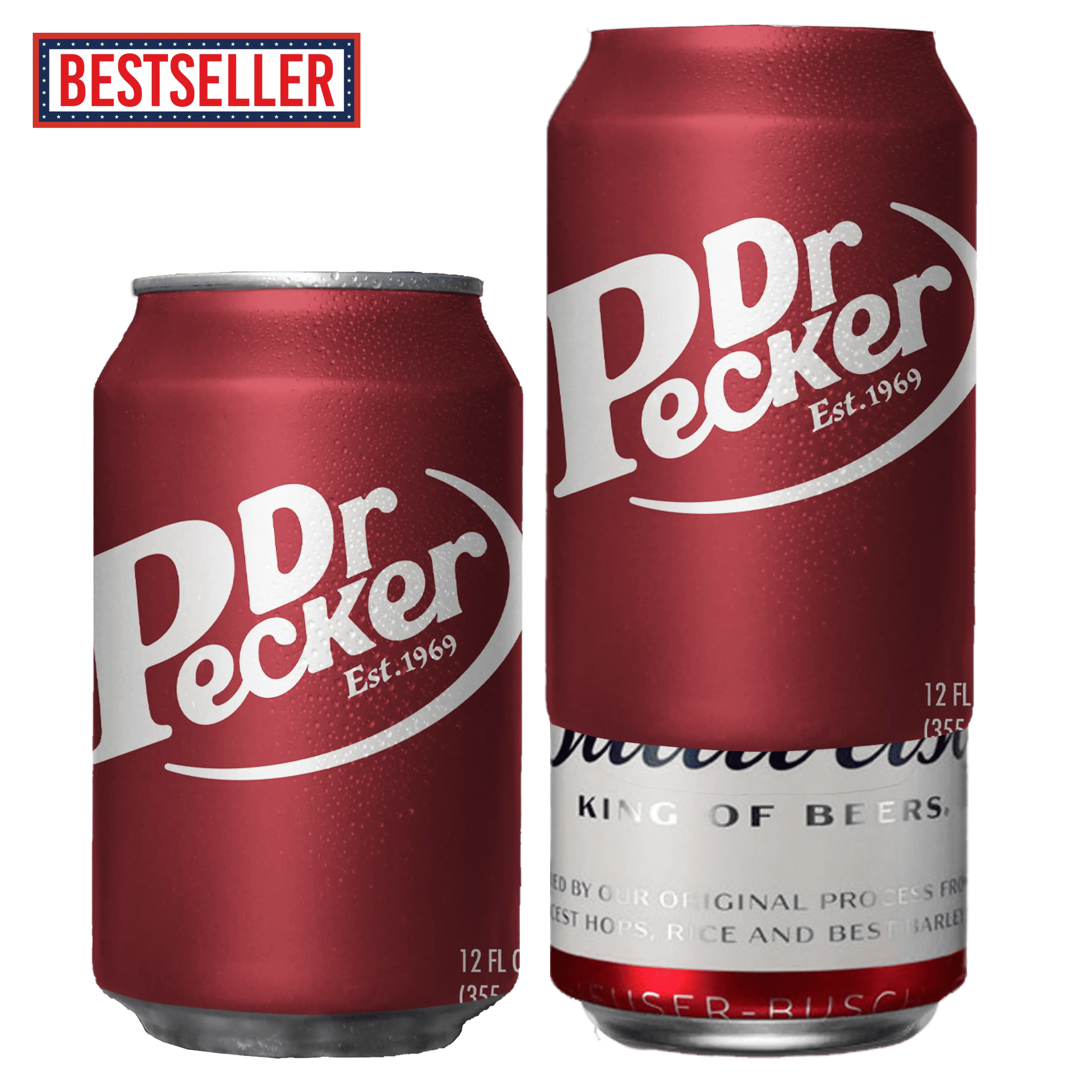 Dr P Beersy Silicone Sleeve Can Cooler
