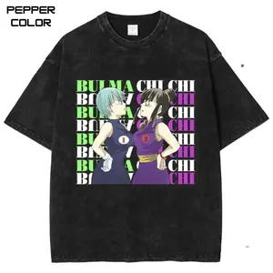 Bulma & Chichi Graphic Tee, DBZ Shirt, 90s Anime Shirt, Manga shirt, Unisex Streetwear Tee, cotton crewneck shirt, Trending, Viral, Gift For Him and Her