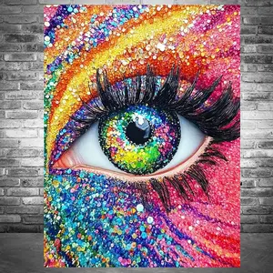 New Arrivals 2026 Diamond Painting Eye Diamond Mosaic Portrait Complete Kit Craft kit Needle Crafts Kit Diamond Painting Kits Handcraft Diamond Art Kit