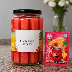 Ghetto Tropical Punch Pineapple Spears | Viral Kool-Aid Pineapples