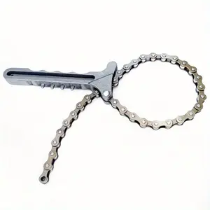 General-purpose oil chain wrench, engine oil and fuel filter element removal tool, automotive engine torque chain wrench, pliers removal tool