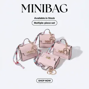 Multiple-PCS Mini Kelly Style PU Leather Bags – Waterproof, Portable & Cute Mini Storage Pouches for Lipstick, Keys, Jewelry & Travel Essentials