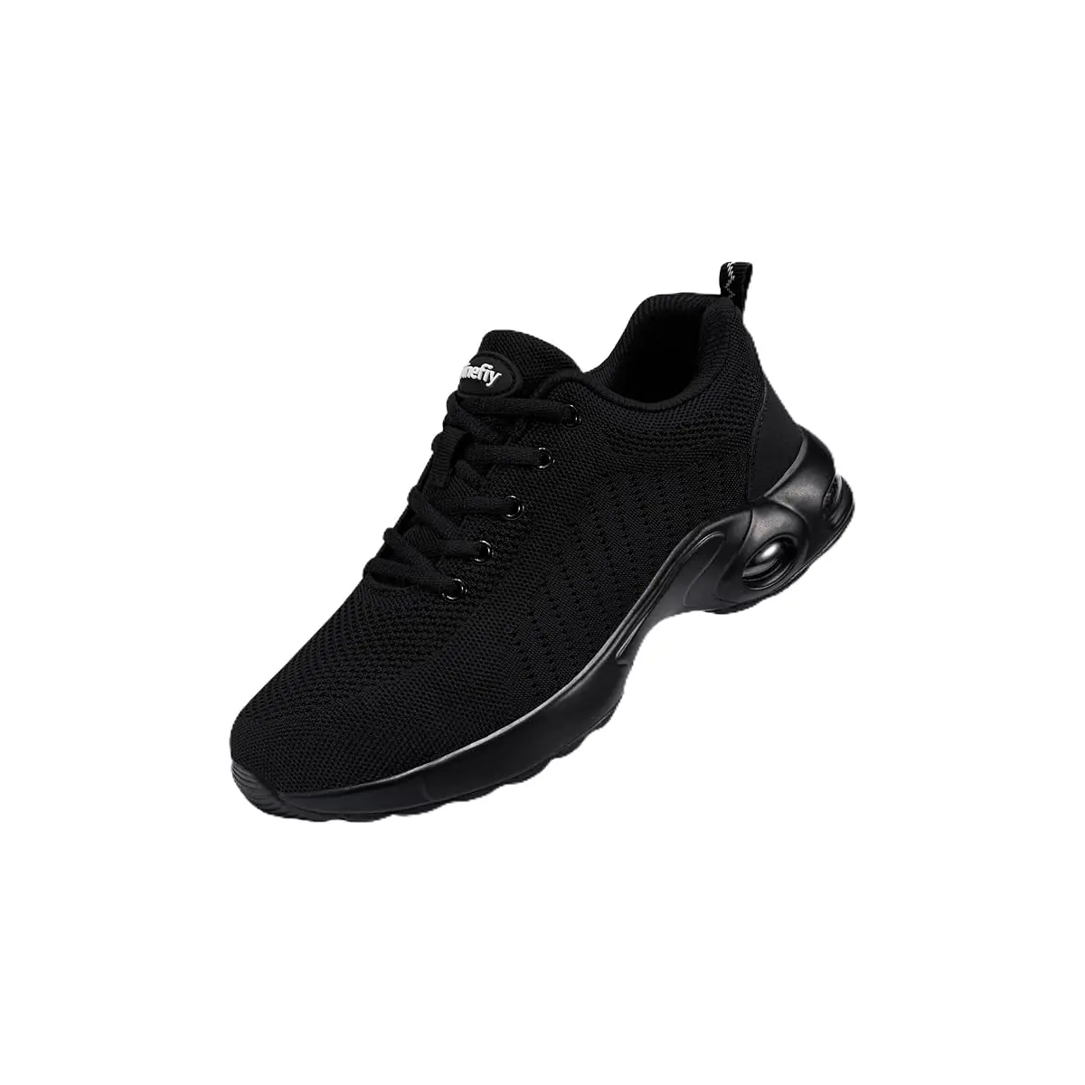 Steel Toe Shoes for Women Lightweight Safety Shoes Air Cushion Comfortable Slip Resistant Indestructible Women's Puncture Proof Work Sneakers Footwear Mesh Walking Shoes Worker Girl Closed