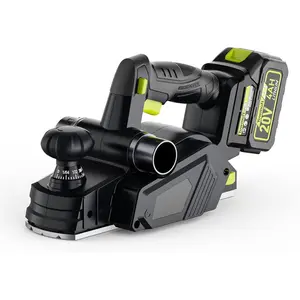 20V Cordless Planer, 3-1/4-Inch Width, 12,000 RPM Electric Planer, 6.2lb Lightweight Cordless Hand Planer with 4Ah , Charger & Dust Bag for  DIY and Carpentry