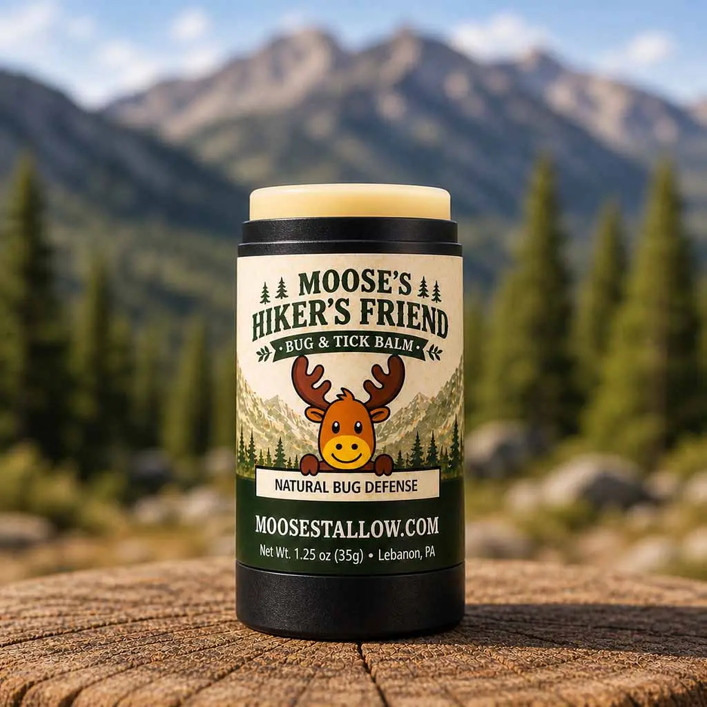 Natural Bug & Tick Repellent For Skin Moose's Hiker's Friend