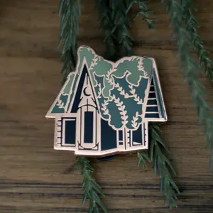 Witch Cottage Enamel Pin