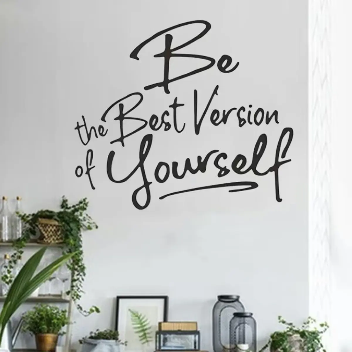 English Slogan Wall Sticker, Wall Decal, Decorative Decal, Wall Art Stickers, Warm Home Living Room Bedroom Studio Background Decor, Inspirational Quotes, PVC Self-Adhesive Decoration, Wall Decorations