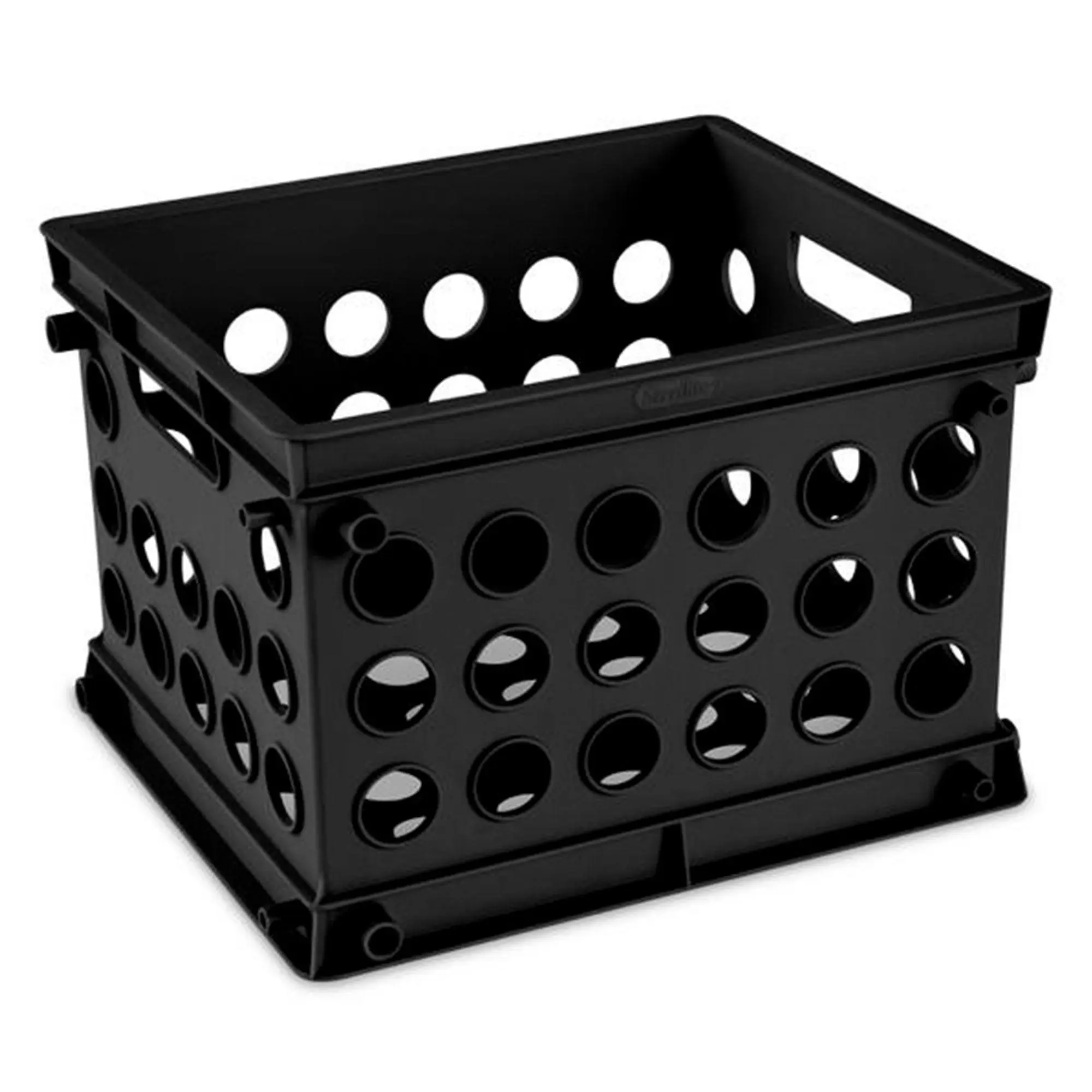 Sterilite Mini Crate Stackable Plastic Storage Bin Organizer w/ Handles, 12 Pack Sterilite Mini Crate Stackable Plastic Storage Bin Organizer w/ Handles, 12 Pack