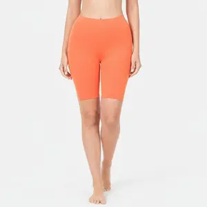 Zenana High Waist Bermuda Shorts - Plain Korean Dopamine Style Above The Knee Summer Shorts for Casual Outfits - Basic