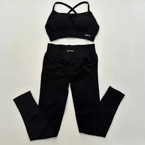 Dynamic Set – Leggings & Backless Sports Bra for Performance and Style