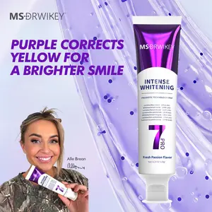 【MSDRWIKEY】New 7-Pro Intensive Toothpaste | Upgraded Purple Formula with 7 Probiotics | Deep Enamel Repair & Long-Lasting Freshness