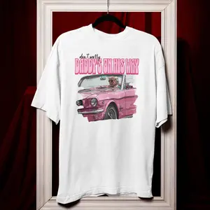 President 2024 Shirts, Dont Worry Daddy's On His Way T-Shirt, Trump 2024 Shirt, Funny Trump Shirts, Republican Gifts Classic Cotton