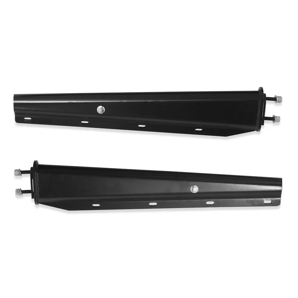 30-in Black Spring Loaded Mud Flap Hanger, 2-1/2-in Bolt Spacing for Semi Trucks, Holds Flaps, Includes Bolts (1 Pair)