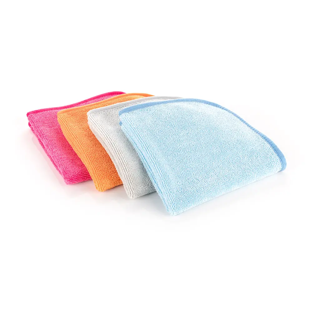 The Rag Company Premium FTW 70/30 Blend Dense Weave Microfiber Glass Cleaning Cloth - Streak-Free, 16x16" for Windows, Mirrors