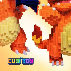 CubiToy Animation Series Small Char-char bundle (2,100 PCS each model) Micro 3D Building Block Model