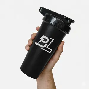 BLACKLABEL SUPPLEMENTS 28oz ACTIV Protein Shaker Bottle with ACTIONROD Technology Integrated Hook Leak-Free Lid Dishwasher Safe Perfect Shaker Design