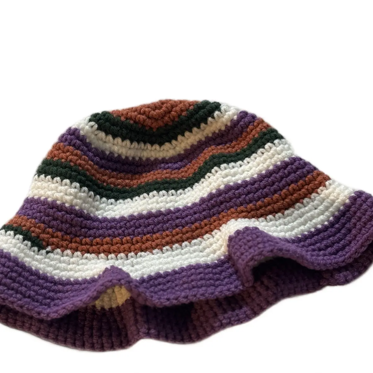 Custom Color Handmade Crochet Bucket Hats - Customizable Color - Durable and Stylish