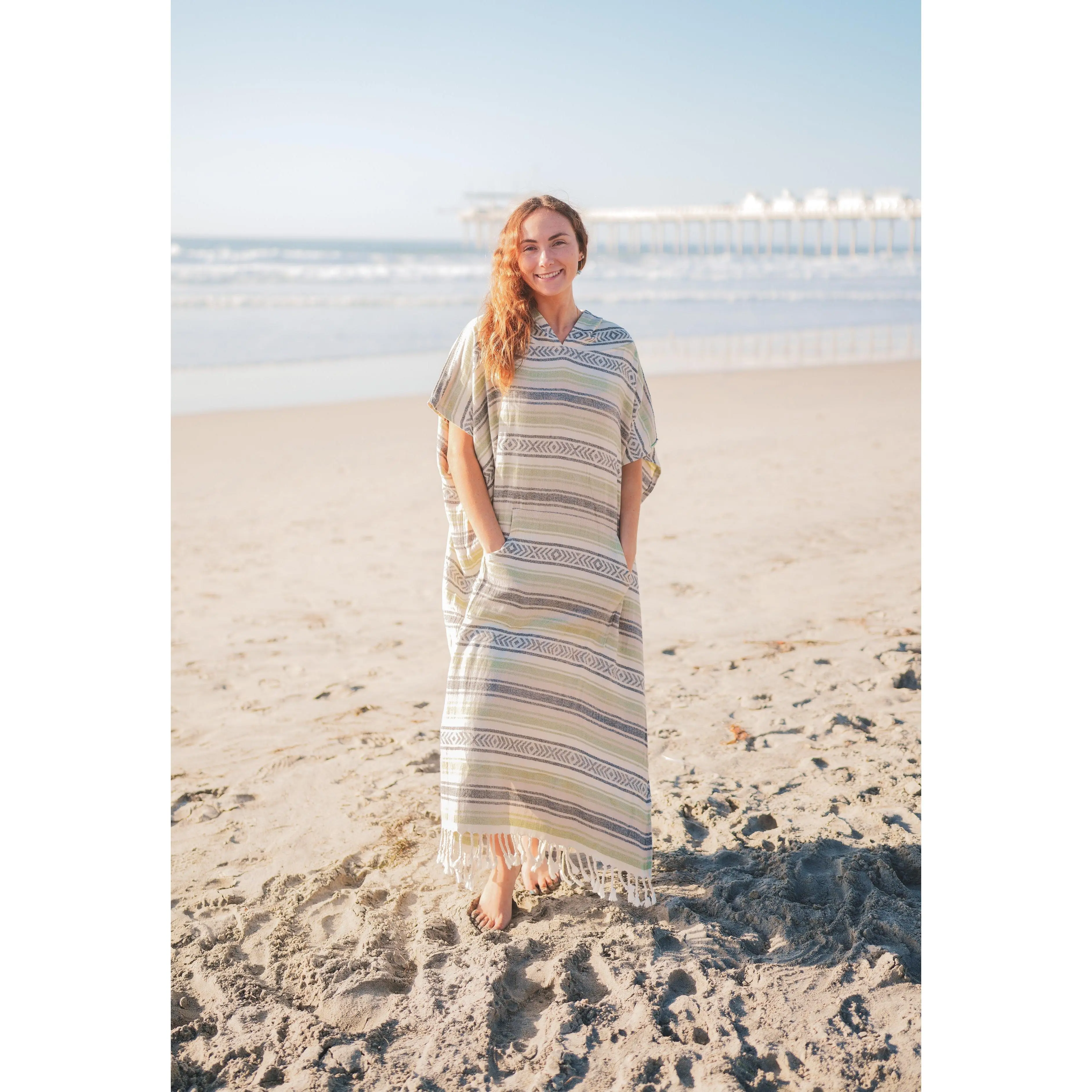 SANTA CRUZ COTTON PONCHO