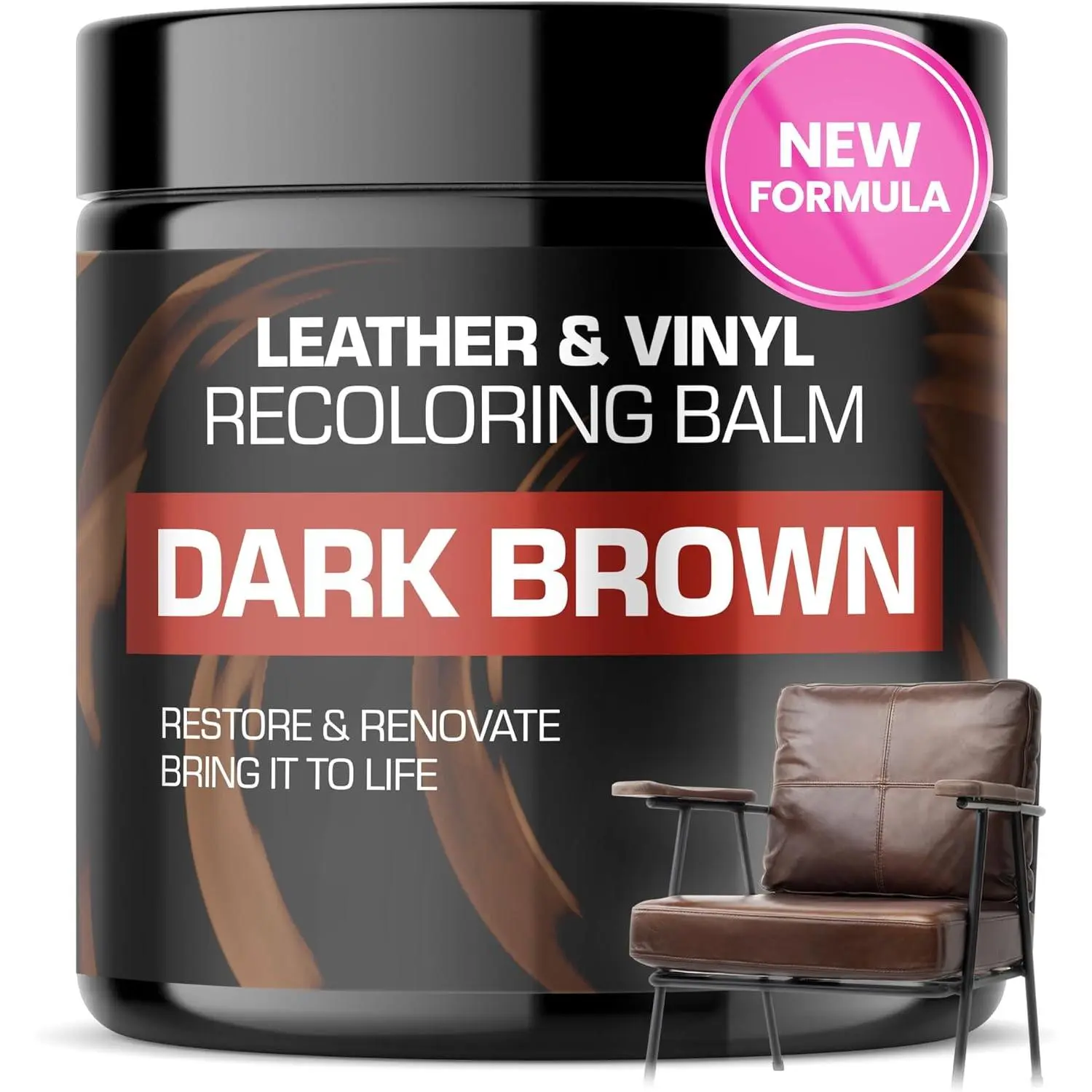 Leather Recoloring Balm, Color Restorer, Scratch Remover, Couch  and Repair, Leather Balm for Couches