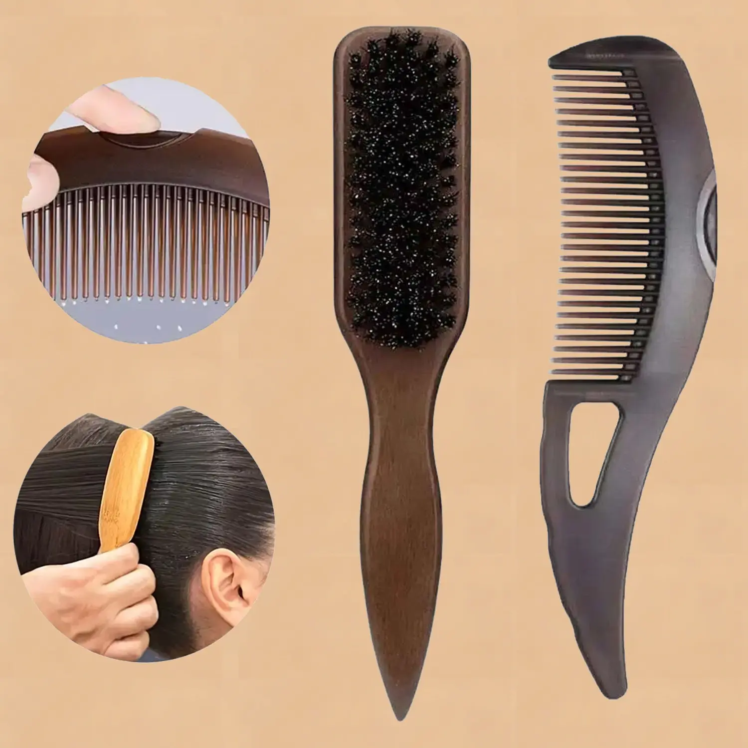 Dandruff Comb for Women Men - Grooming Comb, Scalp Massage Comb, Dandruff Remover Comb, Wide Tooth Comb with Unique Self-Cleaning Hollow Teeth for Deep Oil, Flake & Buildup Removal, Itchy Scalp Relief & Healthy Hair Care