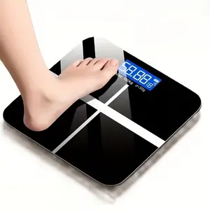 High-Definition Digital Weight Scale, Body Weight Scale, Large LCD Display, Requires 2 Aaa Batteries, Max Load 180 Kg/396.8 Lbs, Home Bathroom Gym Use, Unisex Use