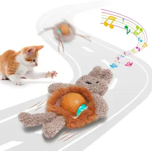 TxfnY Interactive Cat Toys for Indoor Cats, Electric Cat Mouse Toy, Automatic Kitten Toys for Bored Indoor Adult Cats, Motion Activated, Fast Rolling On Carpet, USB Rechargeable