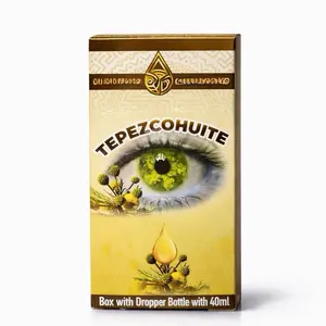 Tepezcohuite Eye Drops 40 mL Soothing Herbal Eye Care Formula with Dropper Bottle – Refreshing Hydration & Eye Comfort