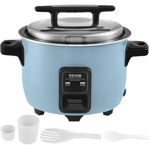 Father's Day Gift Spring new arrivals Commercial Rice Cooker, 60-Cup Rice Cooker, 13.74 Qt / 13 Liter Large Rice Cooker and Warmer with Nonstick Inner Pot, Fast Cooking and 24-Hour Keep Warm, with Rice Cup and Paddle, for Restaurant