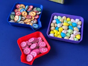Board Game Token Trays, 3D printed - Two sizes, Stackable with Spout Option