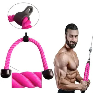 Bicep & Tricep Training Rope, High Strength Durable Fitness Pull Rope, Gym Equipment for Power Training, Durable Workout Accessory, Stretch Rope, Home Workout Equipment