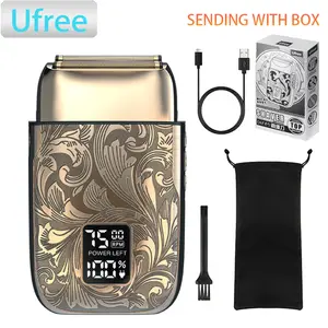 Ufree Close Shave Electric Foil Shavers for Men, 3-Speed Electric Razor, Bald Head Shavers, Face Shaving Beard Trimmer with LCD Display, Gifts for Men