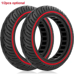 Electric Scooter Solid Tires, 8.5 Inch Non-Pneumatic Replacement Wheels, Durable & Lightweight Design, Perfect Fit for E-Scooters, Durable Rubber, Honeycomb Design