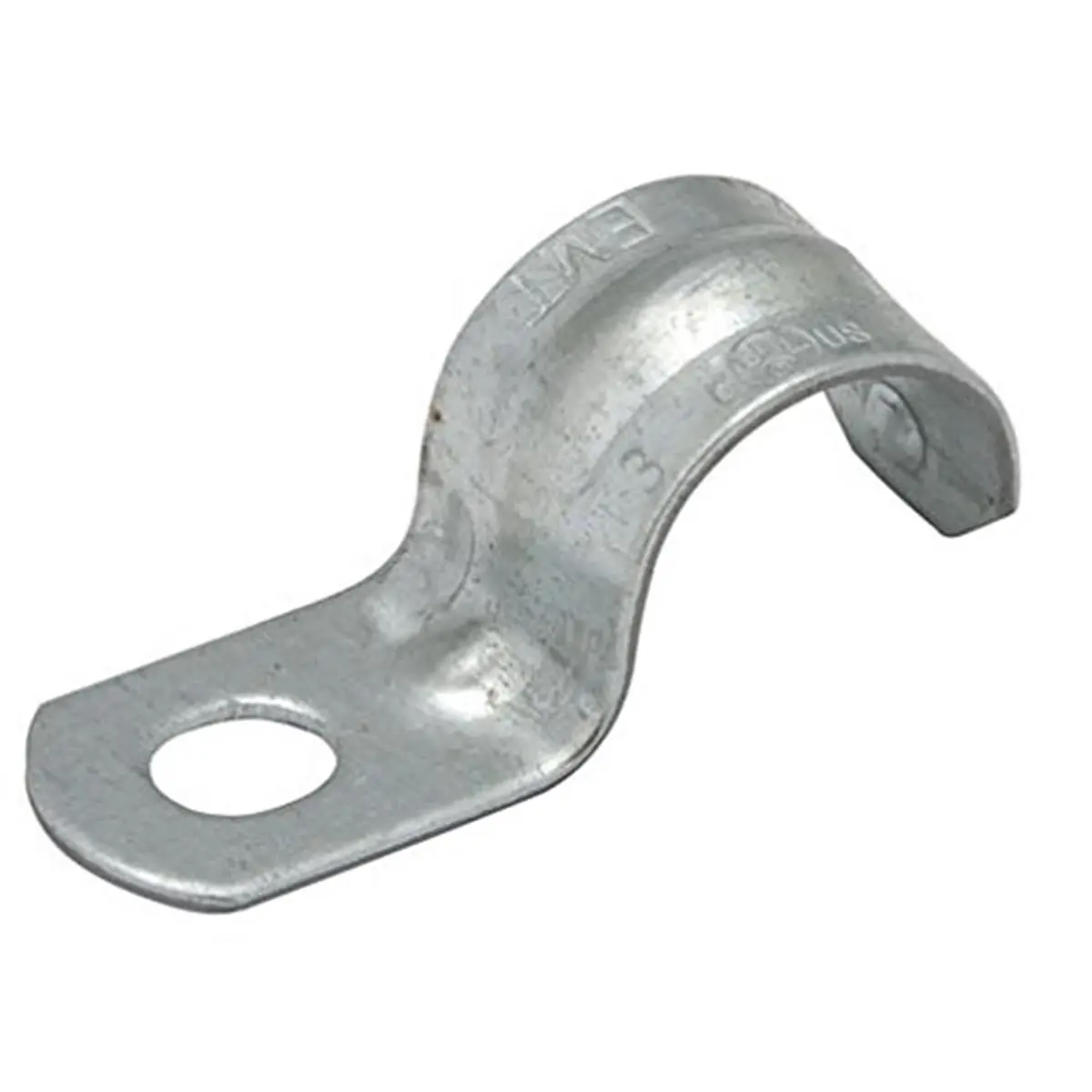 212 MAIN 1-Inch EMT Conduit Straps, Corrosion-Resistant Zinc-Plated Steel, Push-On Type for Mechanical Protection, 4-Pack